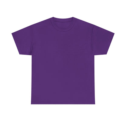 Blue Pondering Face Tee — Cute Minimal Cartoon Graphic T-Shirt