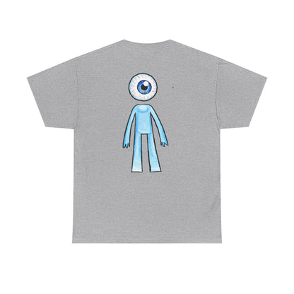 Eyeball Alien Graphic Tee — Cute One-Eyed Character T-Shirt