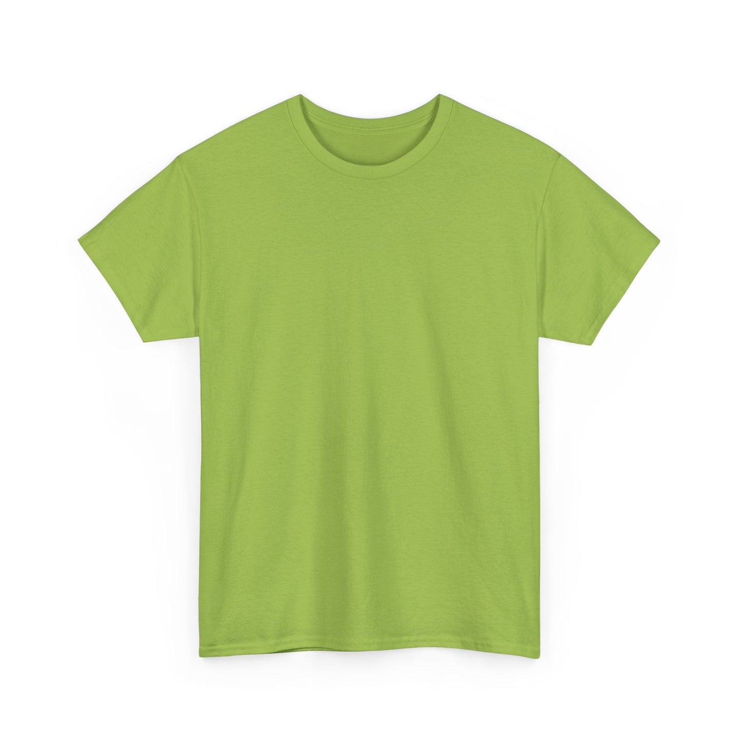 Blue Pondering Face Tee — Cute Minimal Cartoon Graphic T-Shirt