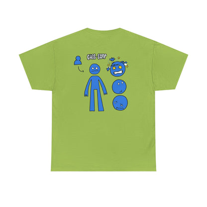 T-Shirt — Blue Mood Emoticon Graphic Tee