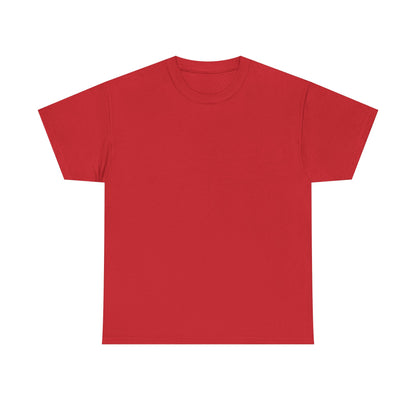 Blue Pondering Face Tee — Cute Minimal Cartoon Graphic T-Shirt