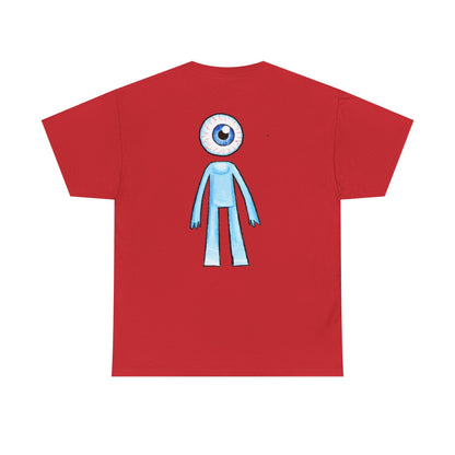 Eyeball Alien Graphic Tee — Cute One-Eyed Character T-Shirt