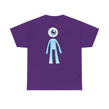 Eyeball Alien Graphic Tee — Cute One-Eyed Character T-Shirt