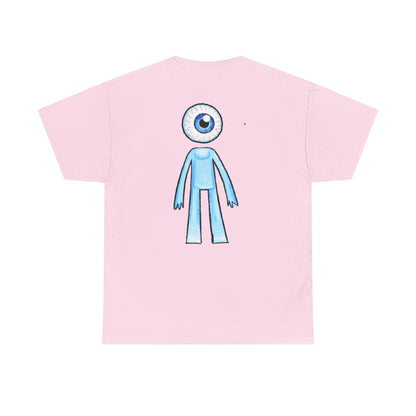 Eyeball Alien Graphic Tee — Cute One-Eyed Character T-Shirt