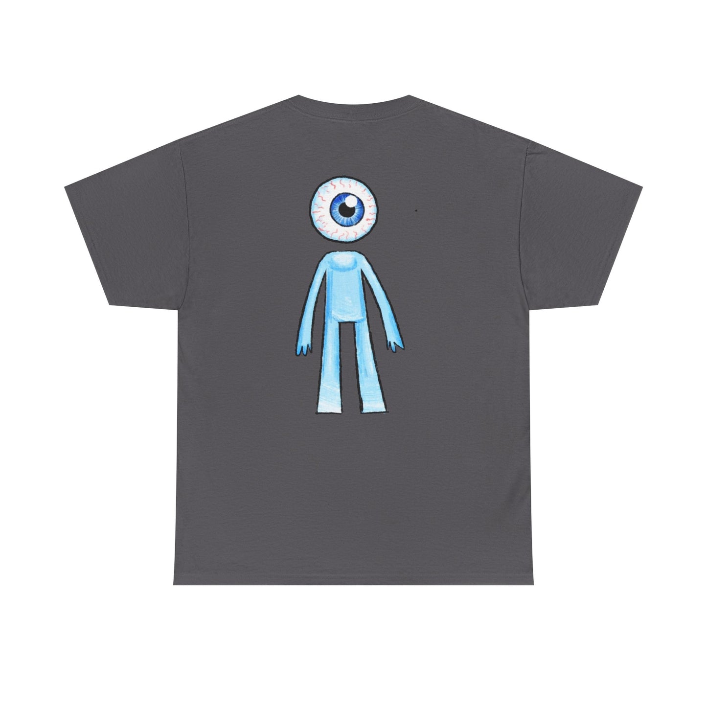 Eyeball Alien Graphic Tee — Cute One-Eyed Character T-Shirt
