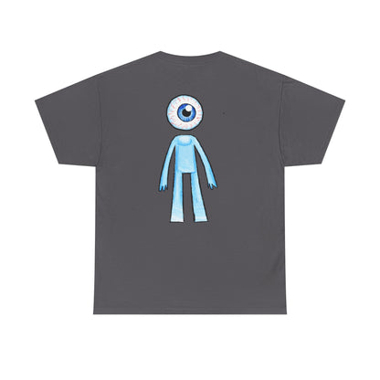 Eyeball Alien Graphic Tee — Cute One-Eyed Character T-Shirt