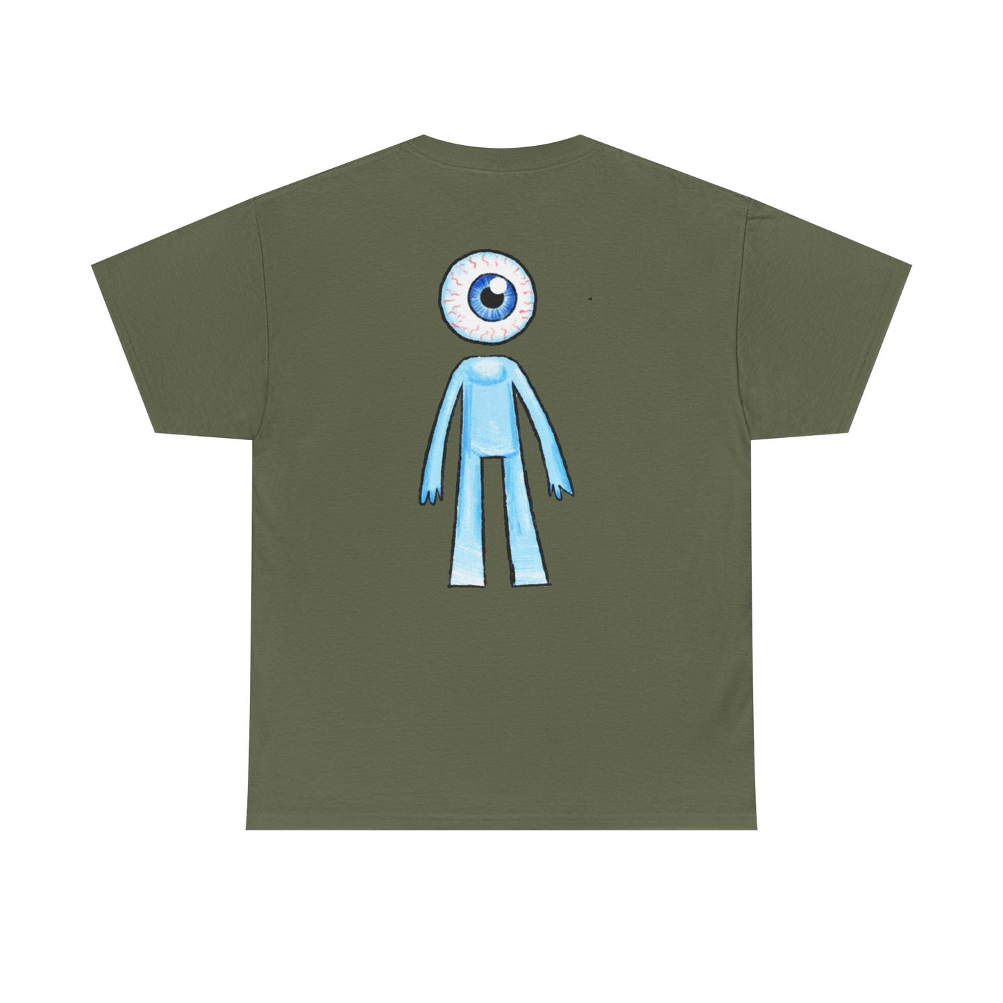Eyeball Alien Graphic Tee — Cute One-Eyed Character T-Shirt