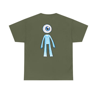 Eyeball Alien Graphic Tee — Cute One-Eyed Character T-Shirt