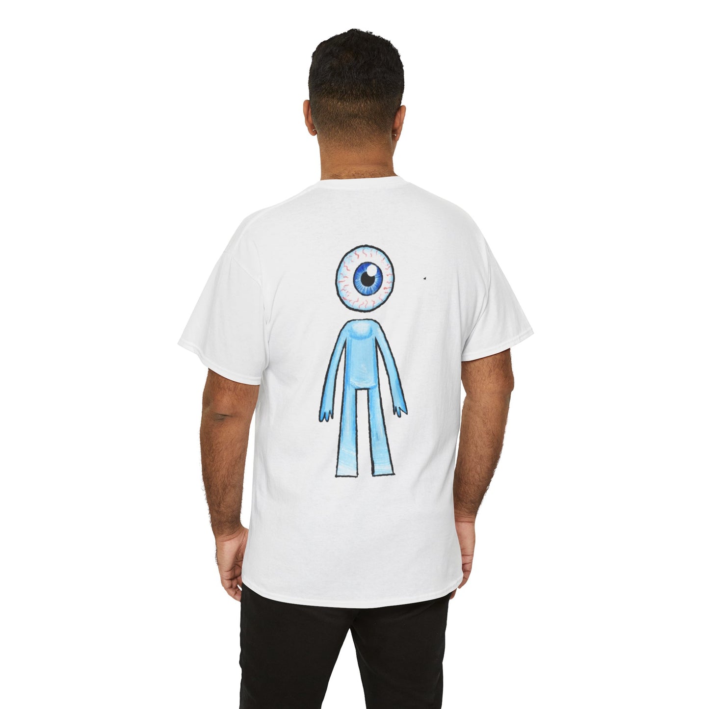 Eyeball Alien Graphic Tee — Cute One-Eyed Character T-Shirt