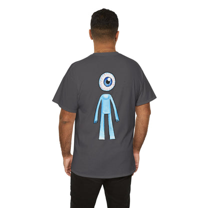 Eyeball Alien Graphic Tee — Cute One-Eyed Character T-Shirt