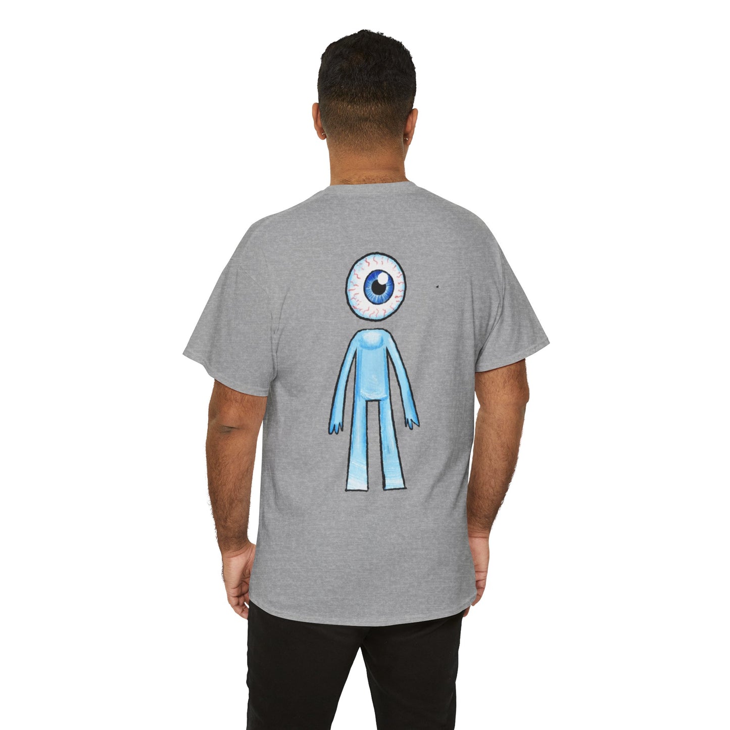 Eyeball Alien Graphic Tee — Cute One-Eyed Character T-Shirt