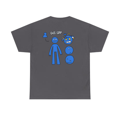 T-Shirt — Blue Mood Emoticon Graphic Tee