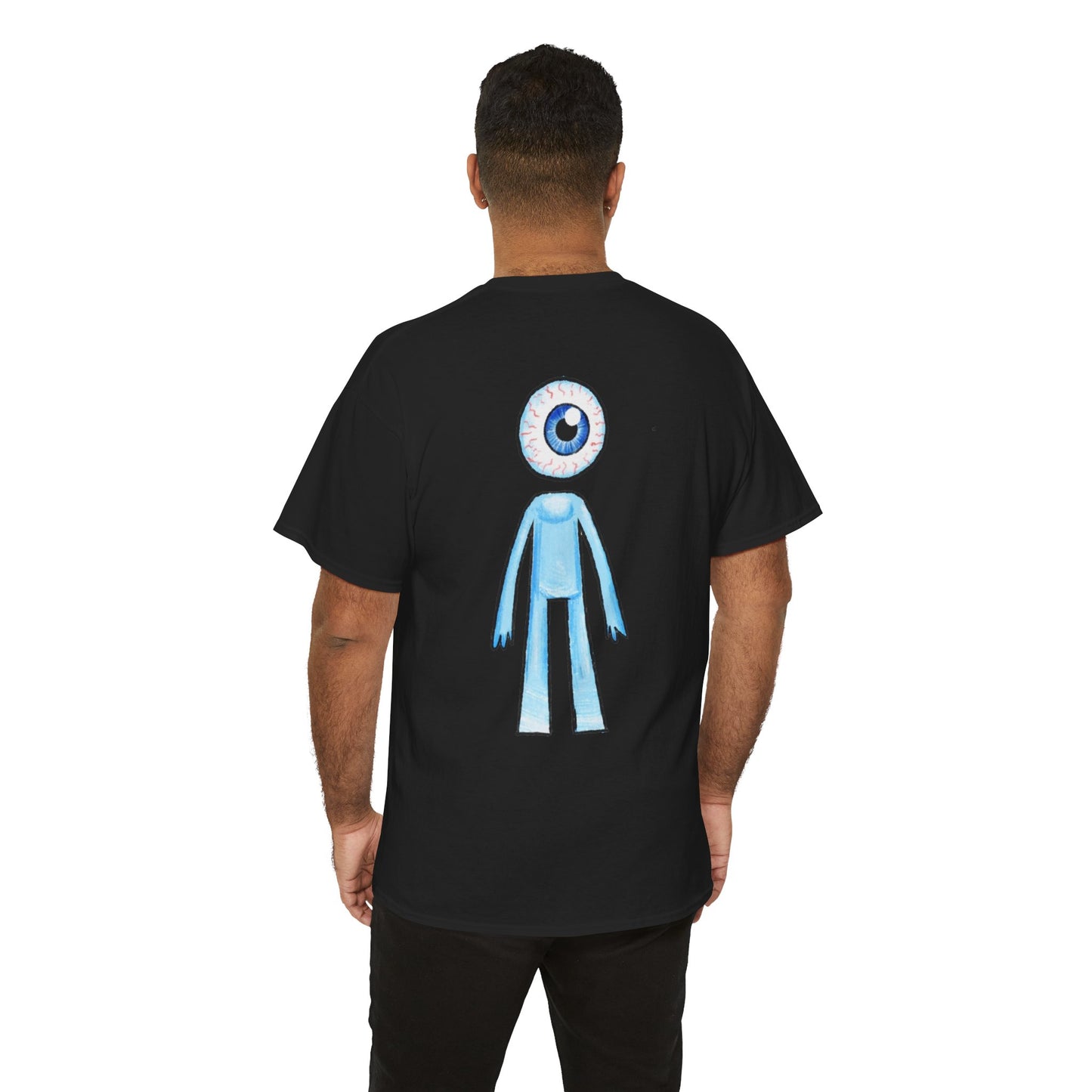 Eyeball Alien Graphic Tee — Cute One-Eyed Character T-Shirt