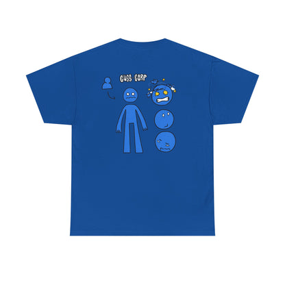 T-Shirt — Blue Mood Emoticon Graphic Tee