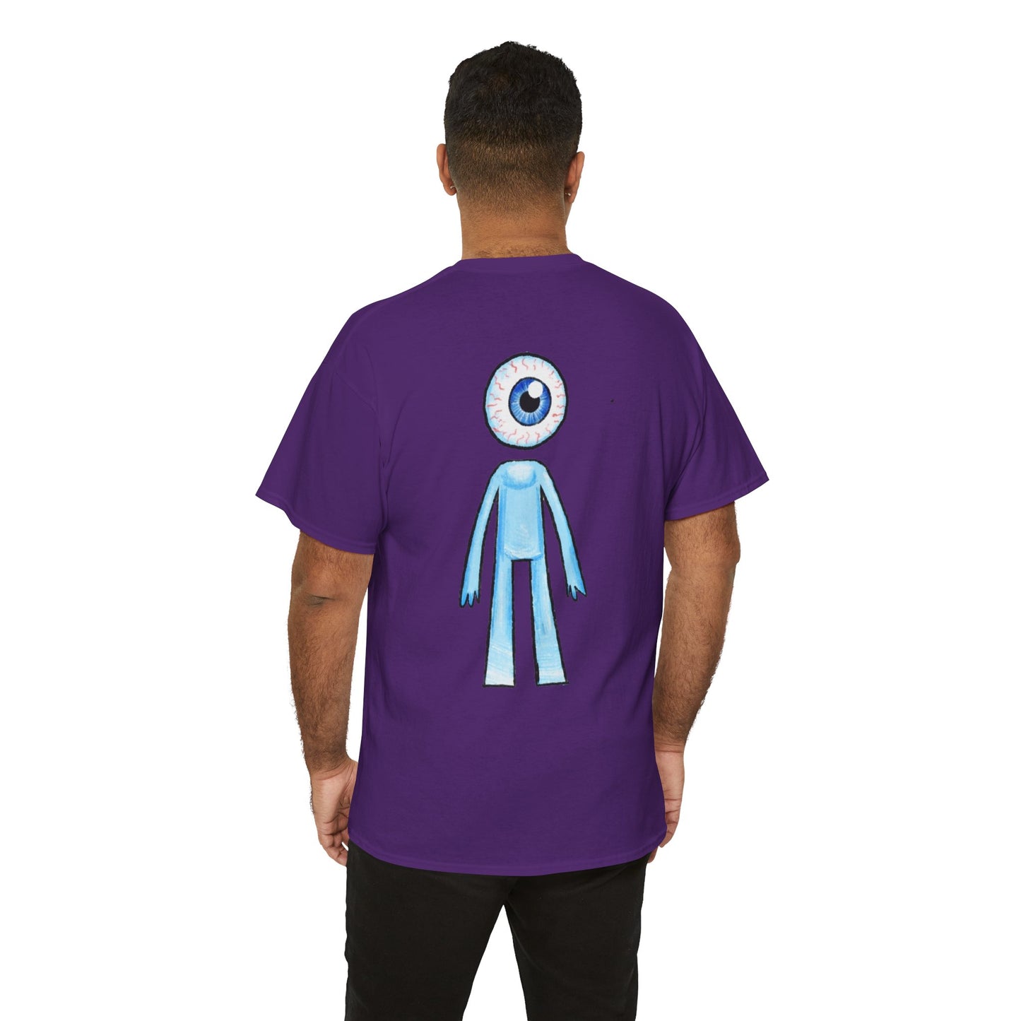 Eyeball Alien Graphic Tee — Cute One-Eyed Character T-Shirt
