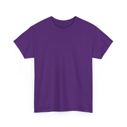 Blue Pondering Face Tee — Cute Minimal Cartoon Graphic T-Shirt