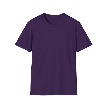 Blue Grumpy Emoji T-Shirt — Funny Moody Face Graphic Tee