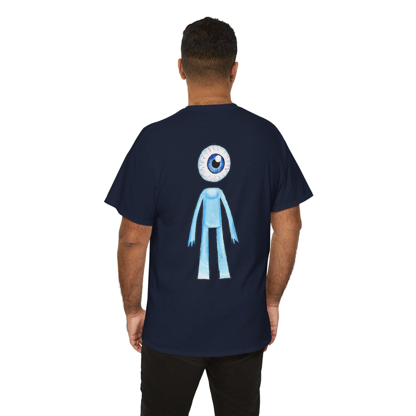 Eyeball Alien Graphic Tee — Cute One-Eyed Character T-Shirt