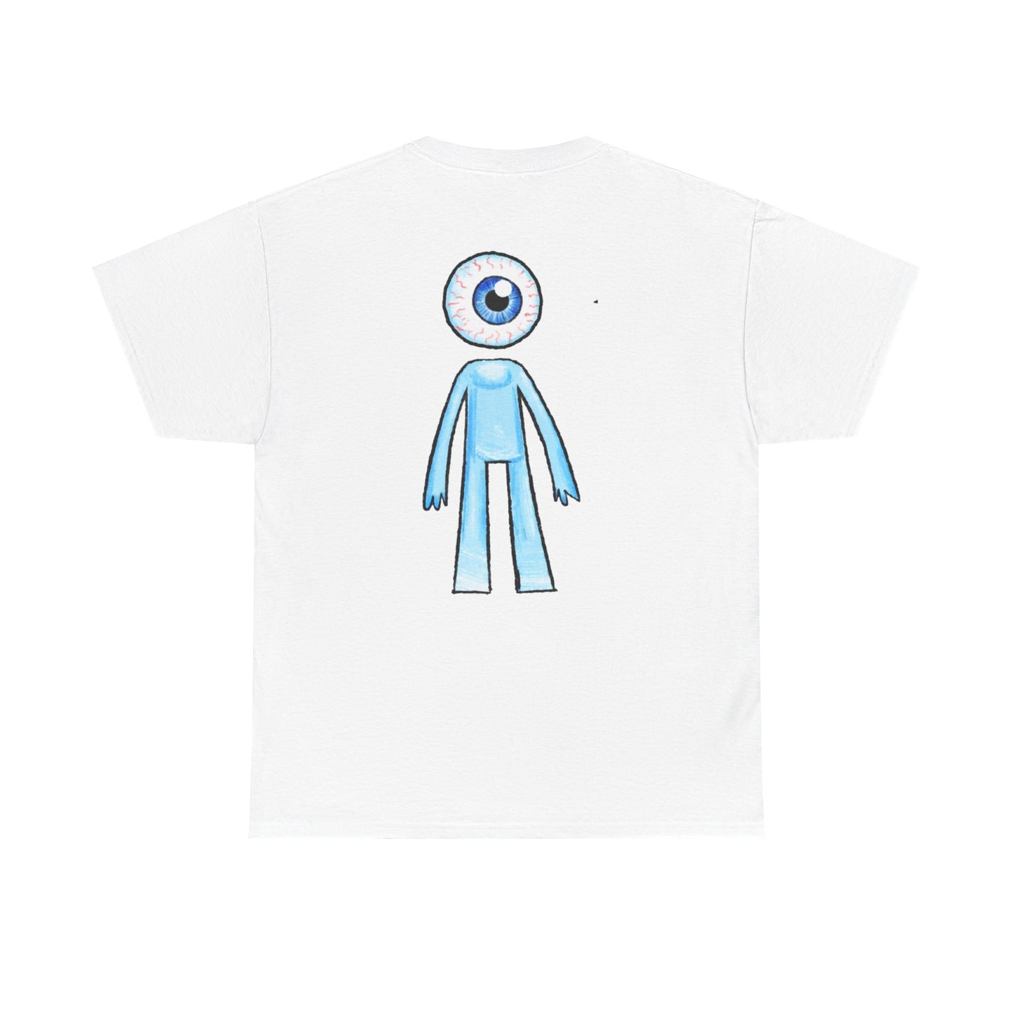 Eyeball Alien Graphic Tee — Cute One-Eyed Character T-Shirt