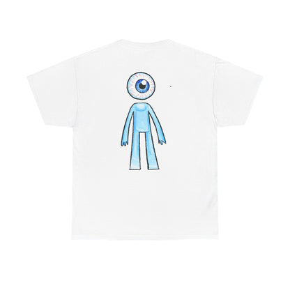 Eyeball Alien Graphic Tee — Cute One-Eyed Character T-Shirt