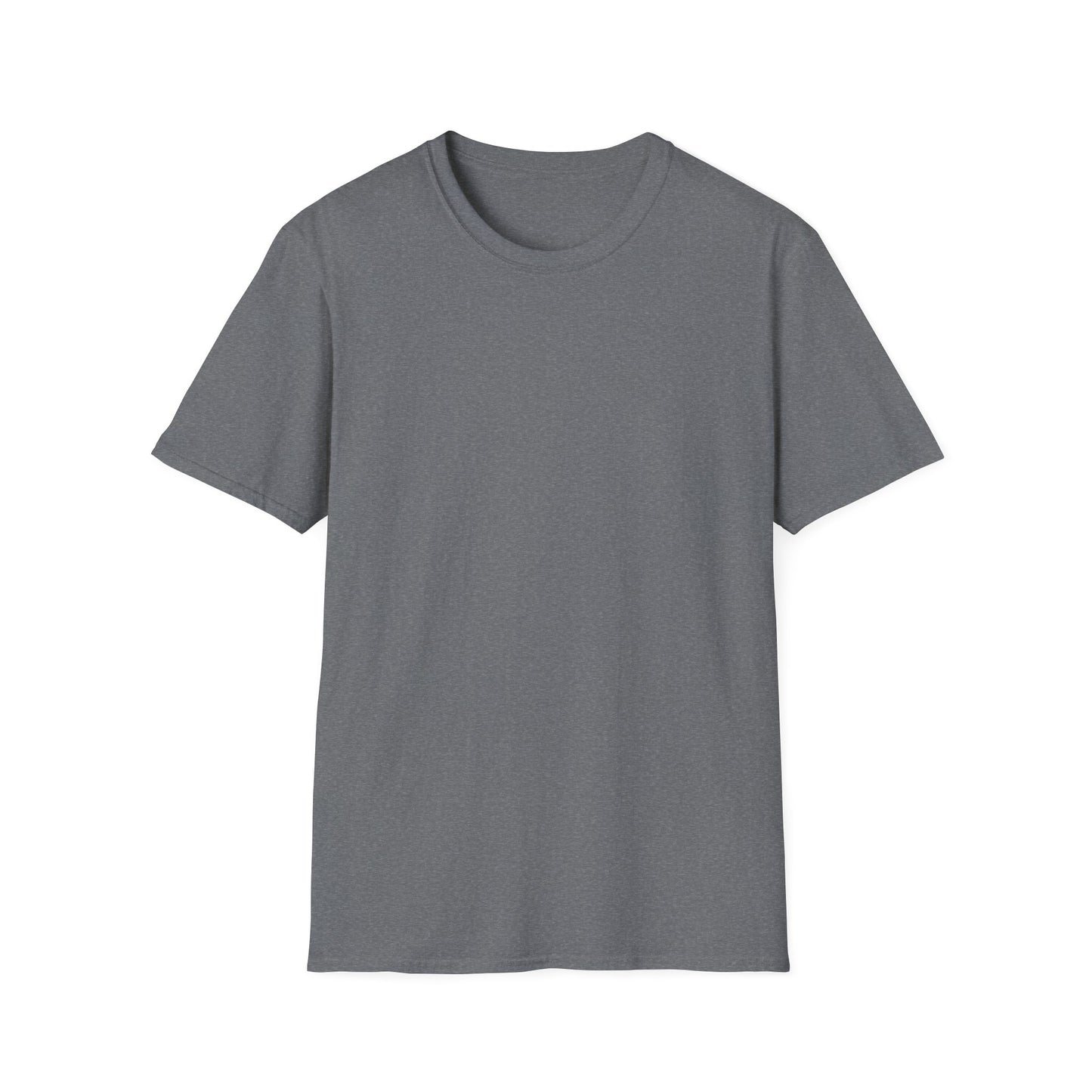 Blue Grumpy Emoji T-Shirt — Funny Moody Face Graphic Tee