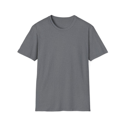 Blue Grumpy Emoji T-Shirt — Funny Moody Face Graphic Tee