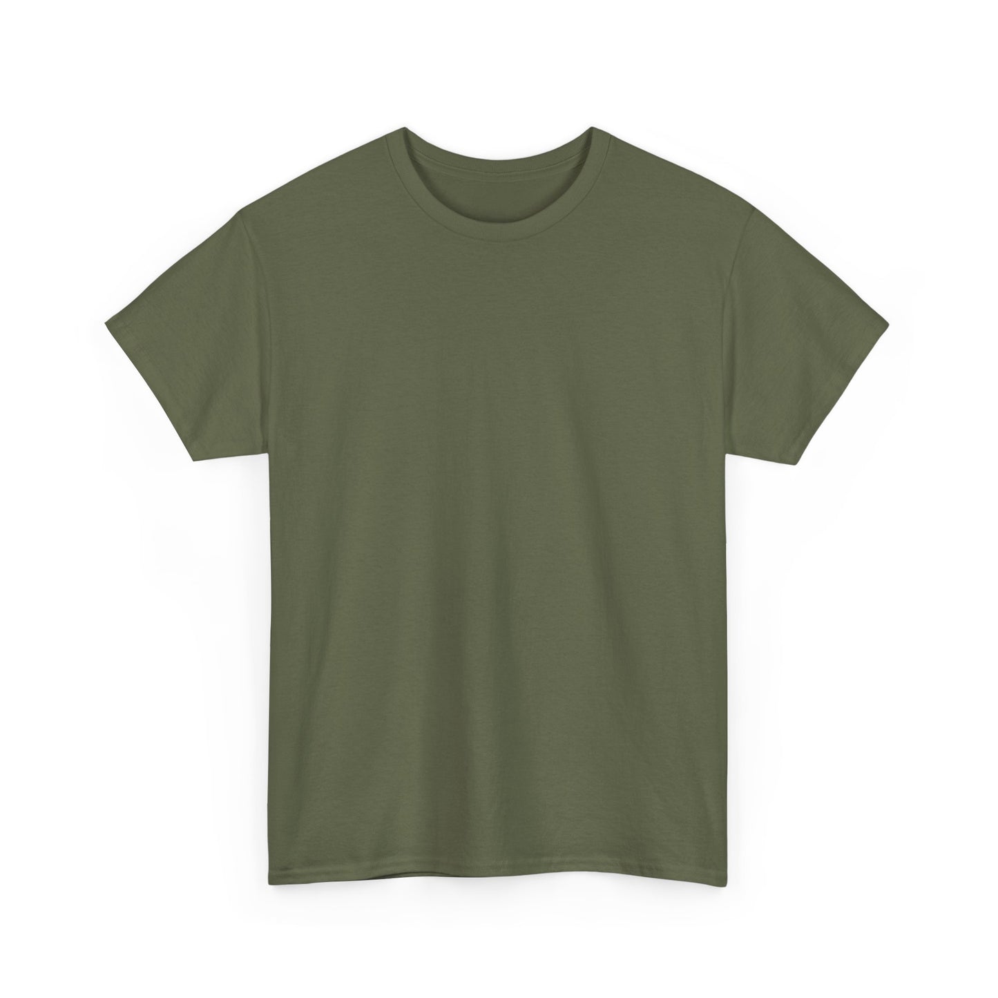 Blue Pondering Face Tee — Cute Minimal Cartoon Graphic T-Shirt