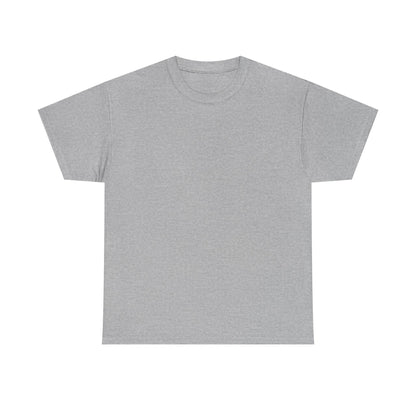 Blue Pondering Face Tee — Cute Minimal Cartoon Graphic T-Shirt