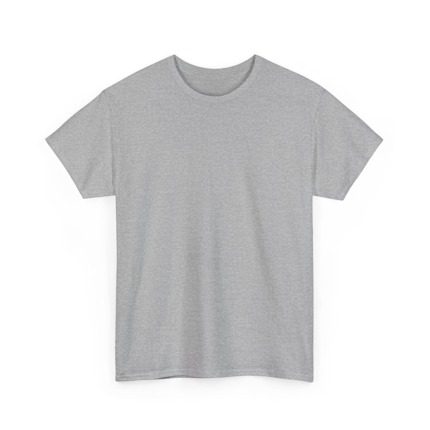 Blue Pondering Face Tee — Cute Minimal Cartoon Graphic T-Shirt