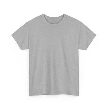Blue Pondering Face Tee — Cute Minimal Cartoon Graphic T-Shirt