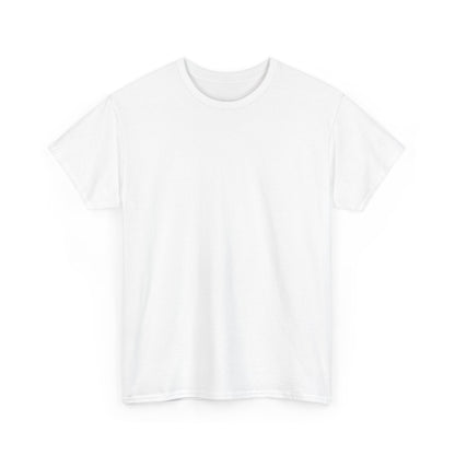 Blue Pondering Face Tee — Cute Minimal Cartoon Graphic T-Shirt