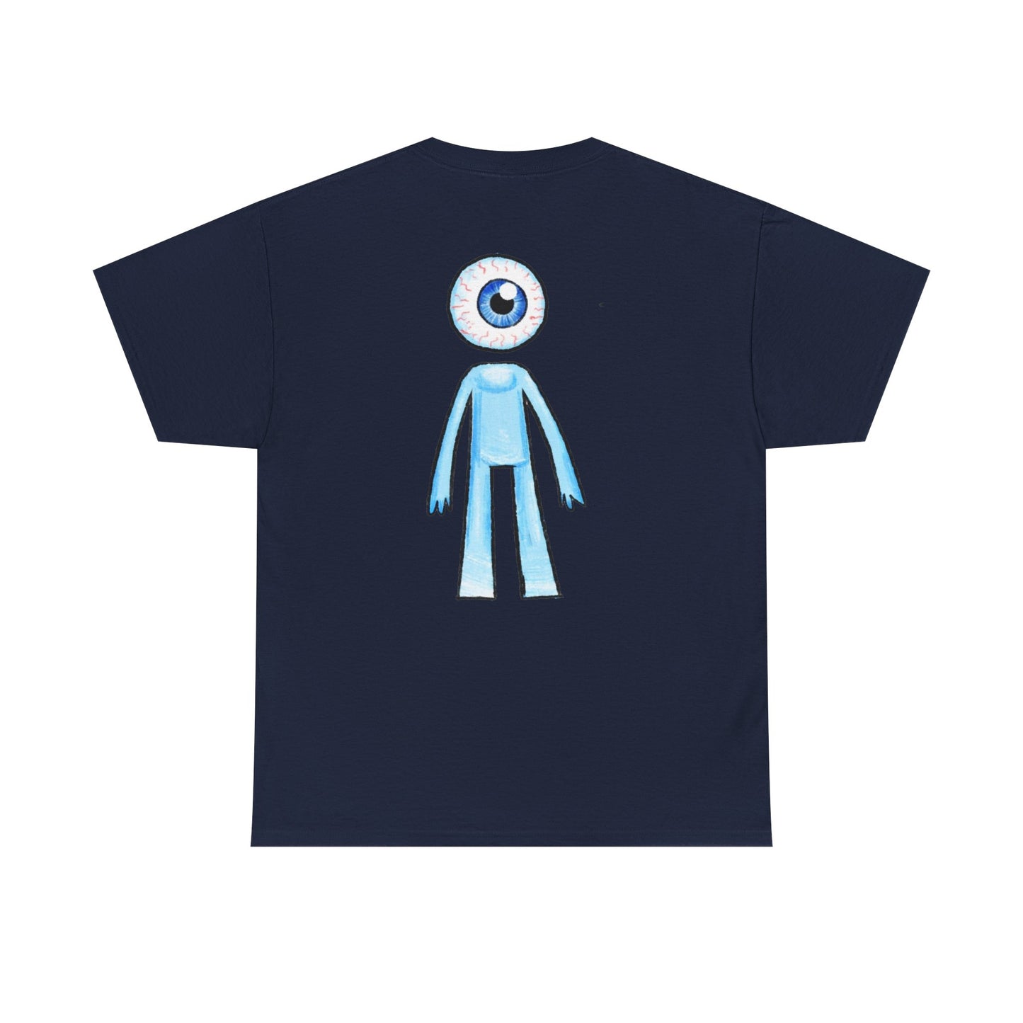 Eyeball Alien Graphic Tee — Cute One-Eyed Character T-Shirt