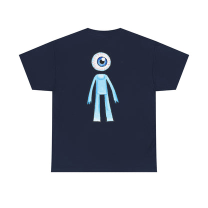 Eyeball Alien Graphic Tee — Cute One-Eyed Character T-Shirt